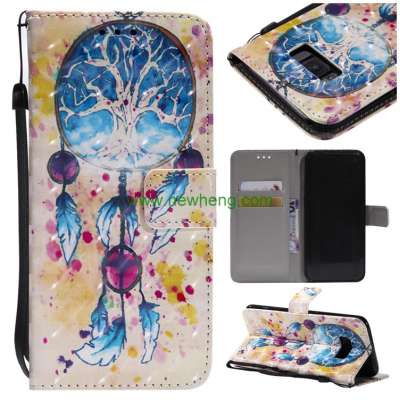 Hot selling colorful pattern printing leather phone case for Huawei P10